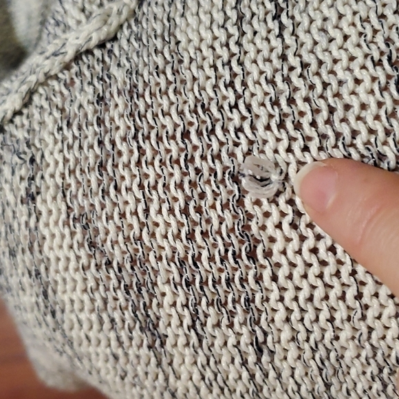 Stylus womens cardigan sweater size XL crochet knit open front - Picture 11 of 13